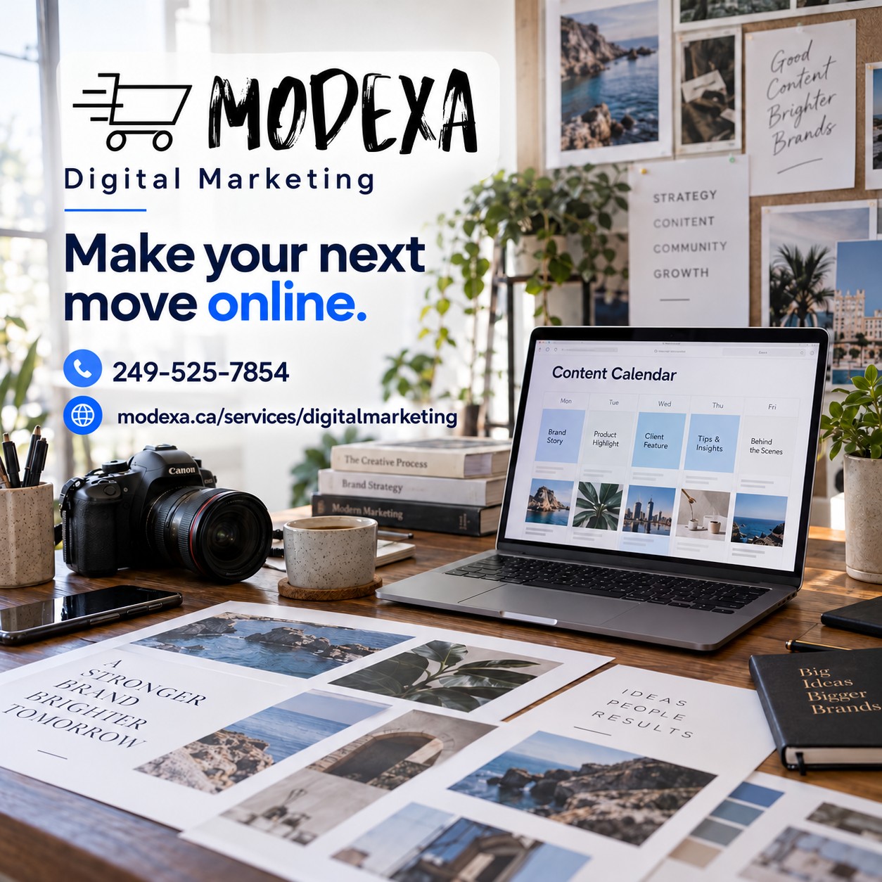 Modexa digital marketing service artwork