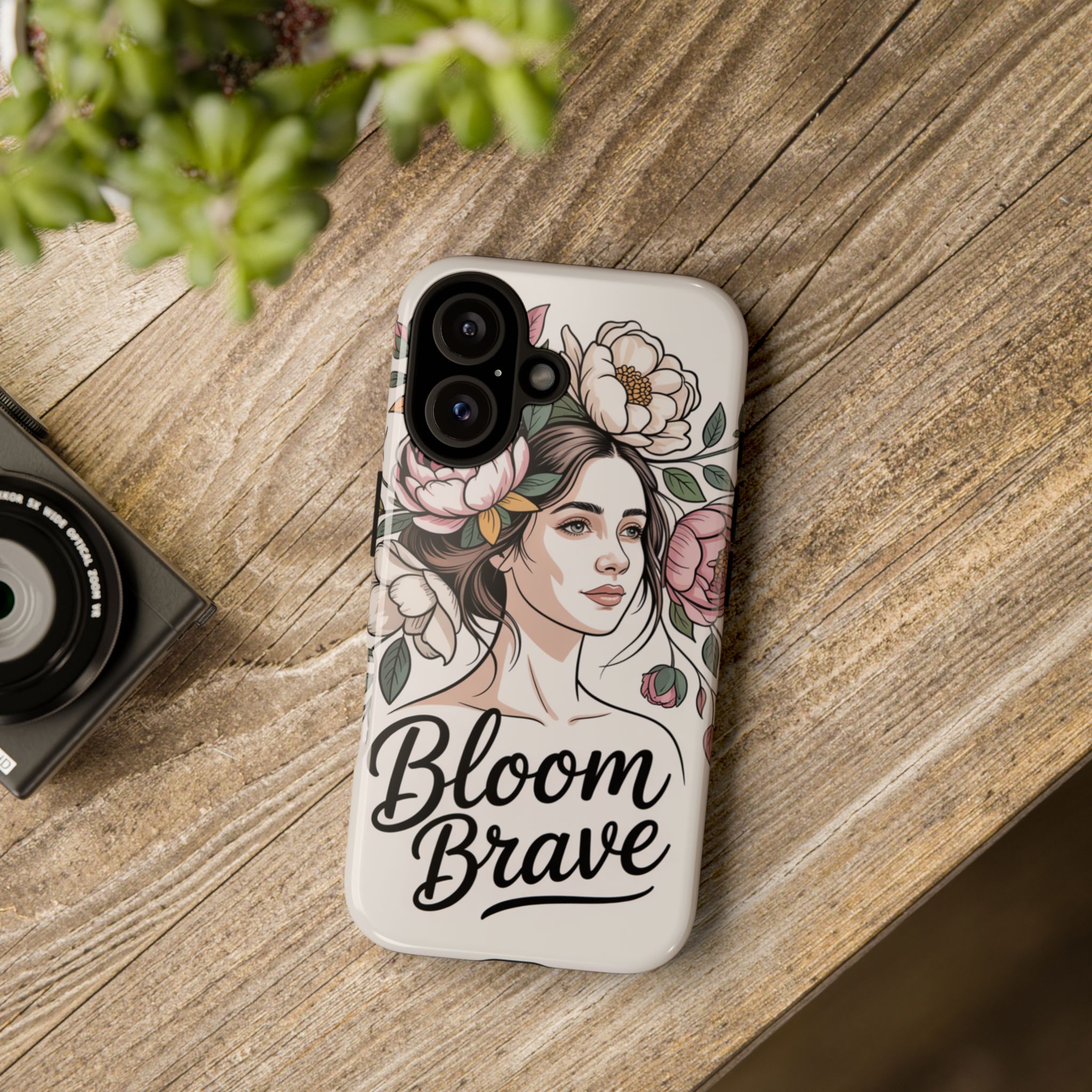 Bloom Brave Floral Phone Case Feminine Protective iPhone Cover - Image 4