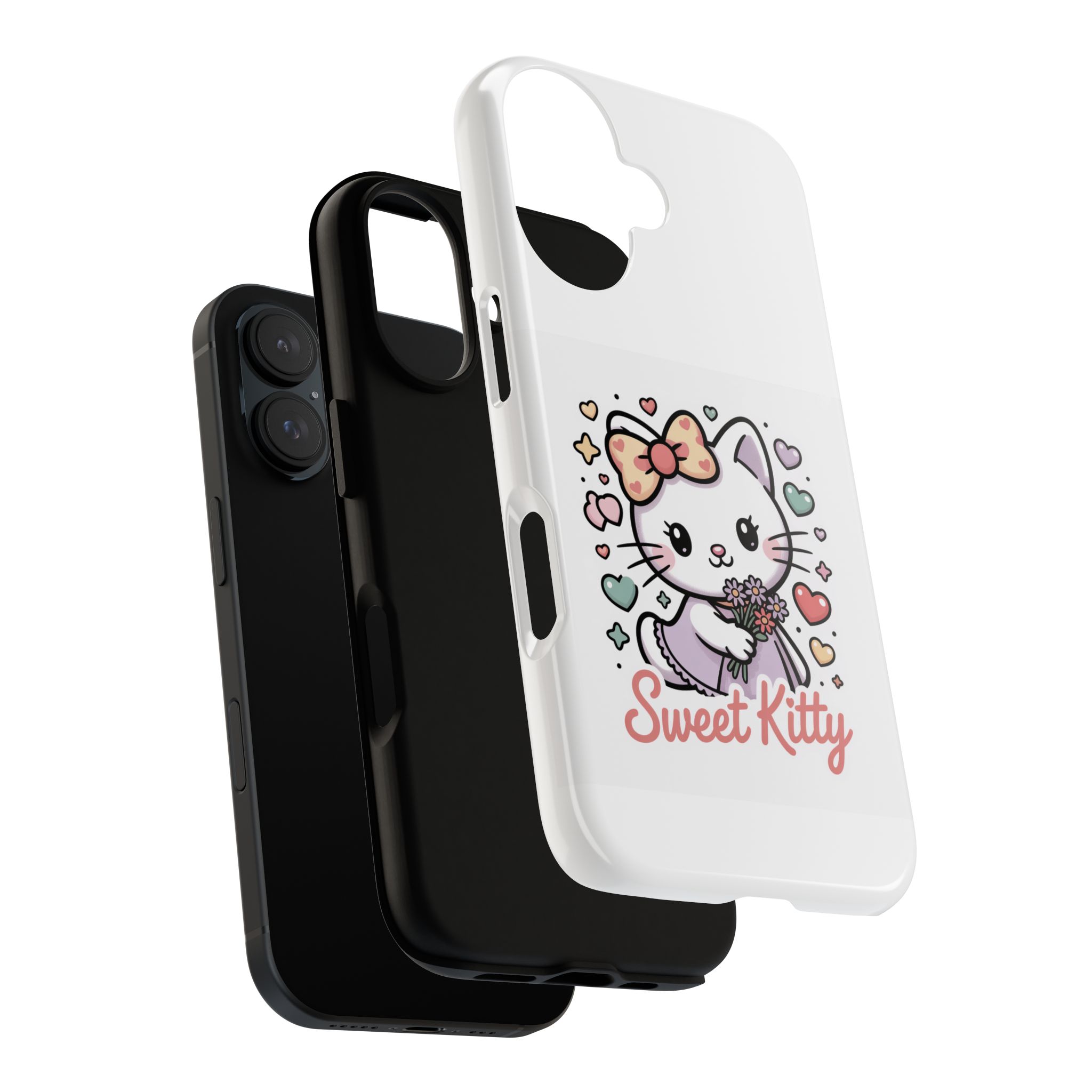 Colorful Cool Girl Phone Case – Retro Sunglasses Tough Case - Image 3