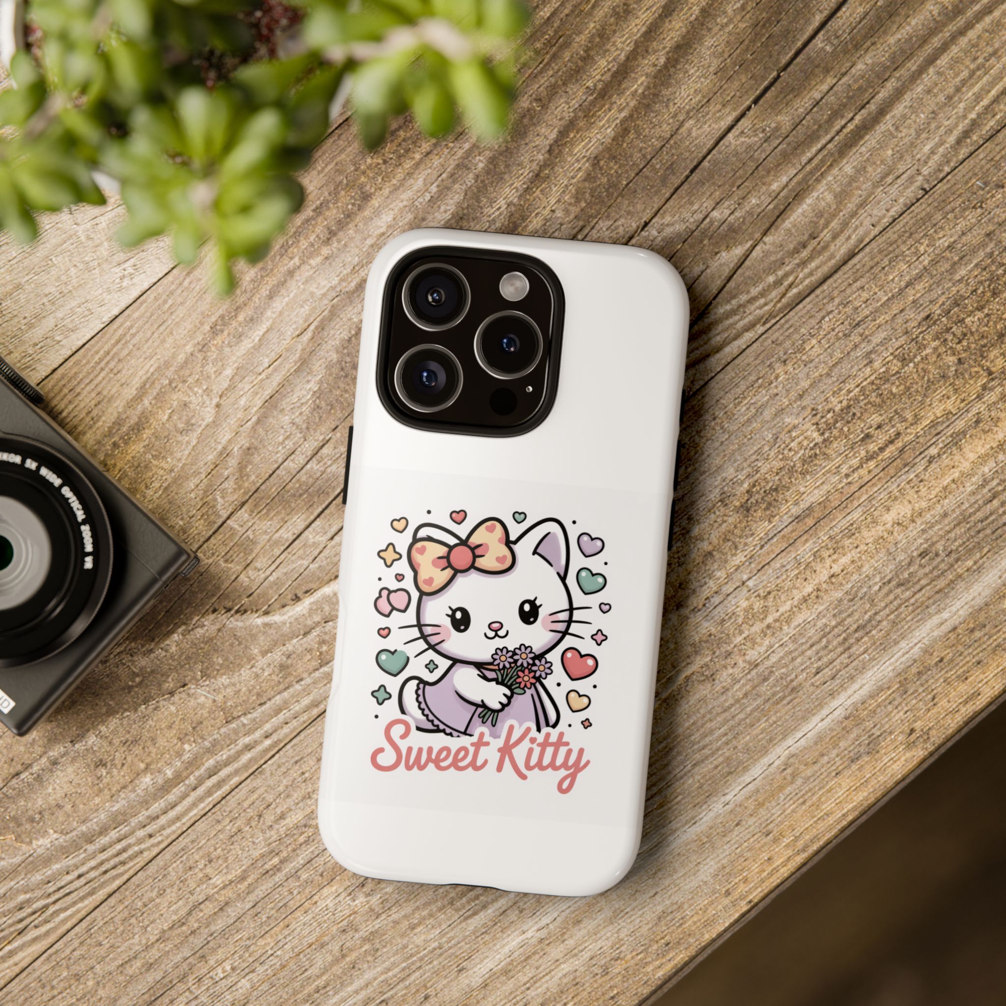 Colorful Cool Girl Phone Case – Retro Sunglasses Tough Case - Image 12