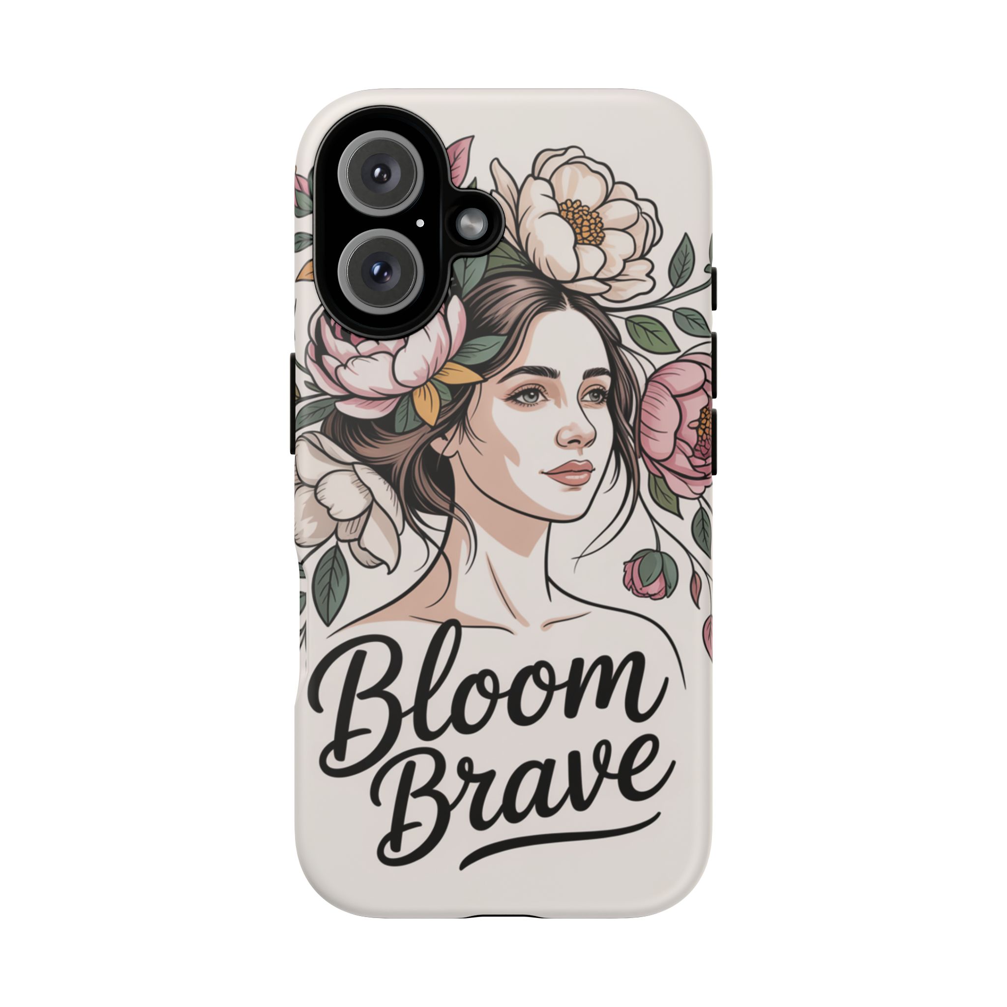 Bloom Brave Floral Phone Case Feminine Protective iPhone Cover - Image 5
