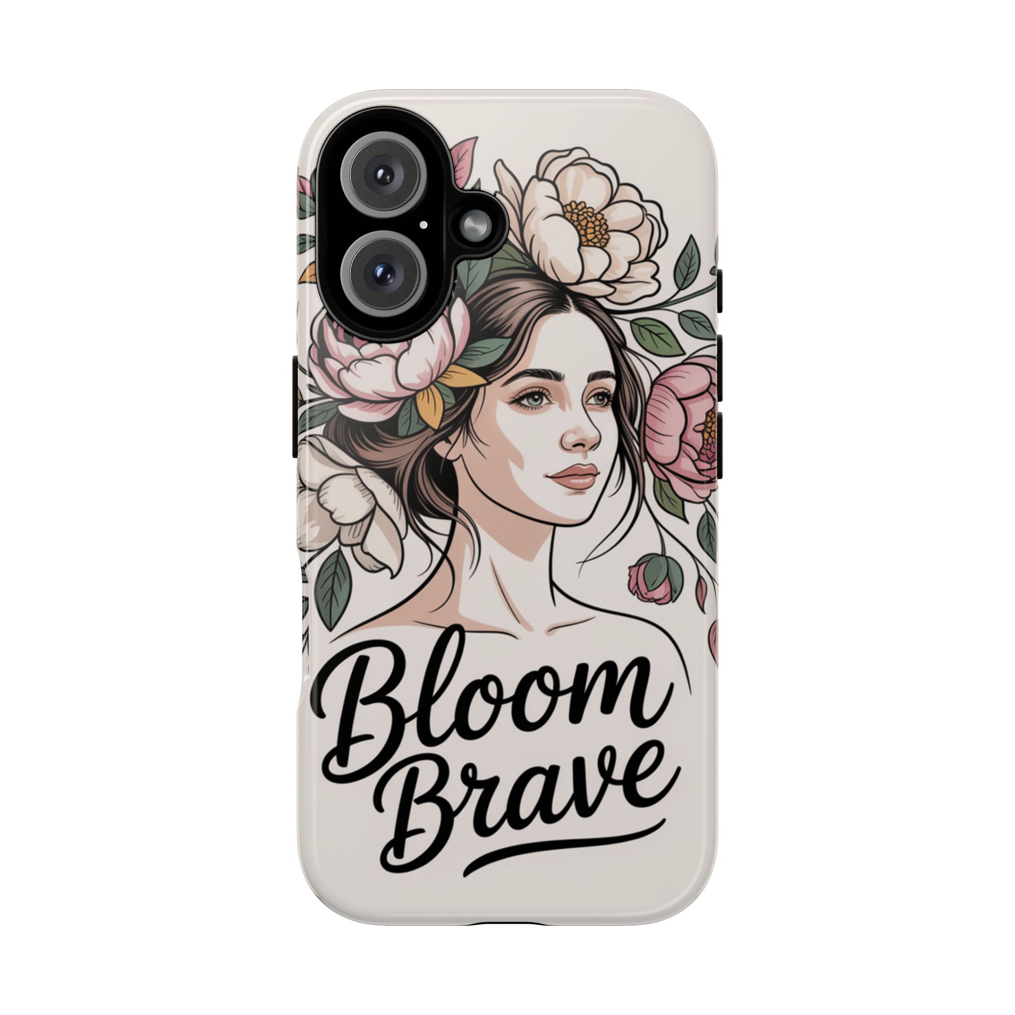main-3.jpg Bloom Brave Floral Phone Case Feminine Protective iPhone Cover