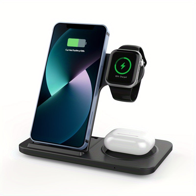 NNETM 3-in-1 Fast Wireless Charger for iPhone Apple Devices