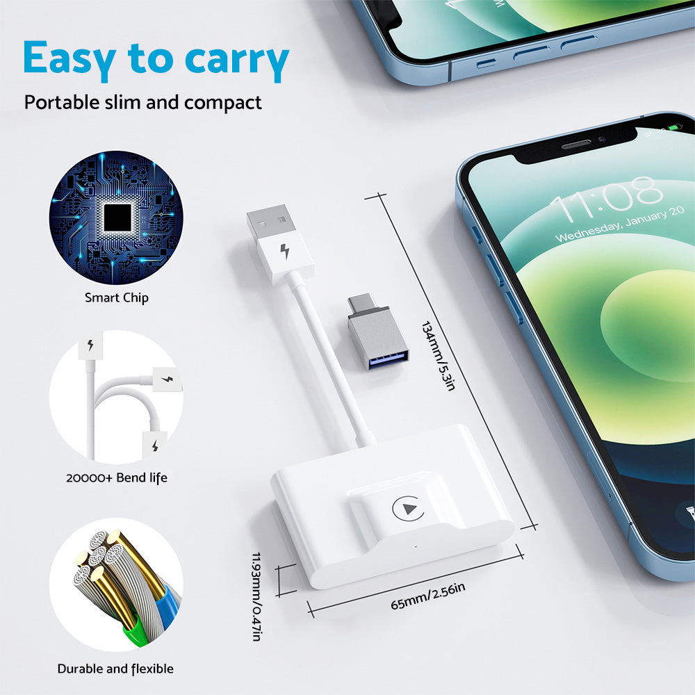 Wireless CarPlay Adapter Suitable for iPhone Apple CarPlay Dongle - Image 2