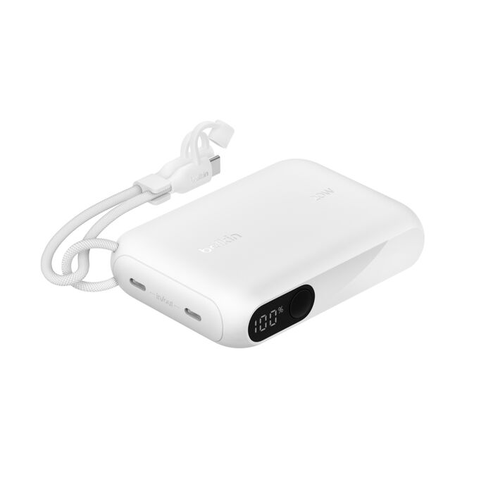687d76fcbece2c28_BPB027hqWH-MPP294-BoostChargePowerBank10K-DisplayNPIGTM_Hero01_WEB.jpg Belkin Power Bank 10K with Display (BPB027FQWH)
