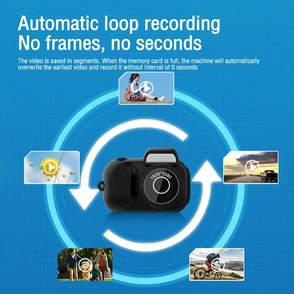 Mini Camera HD Portable Sports Camera (1080p) - Image 2