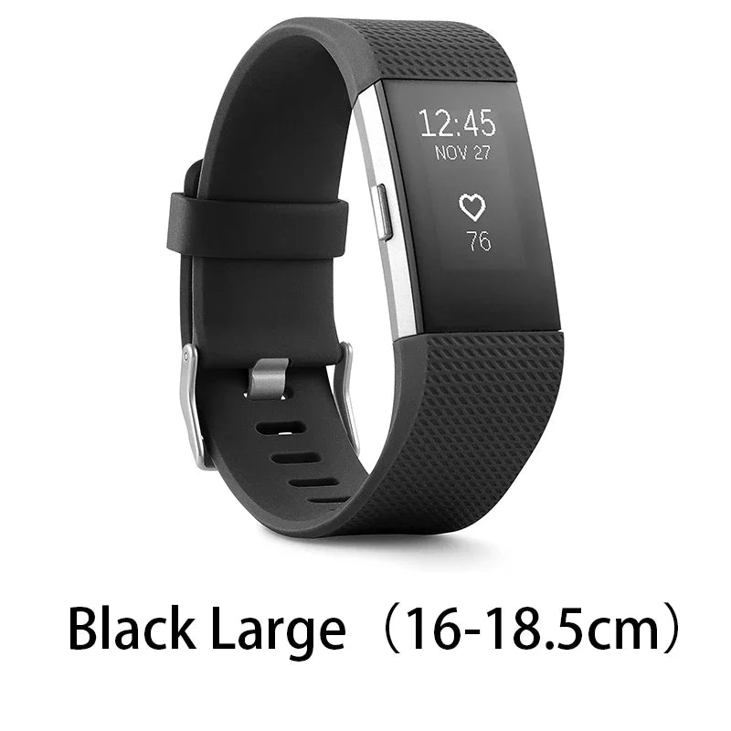 Smart Fitness Wristband Heart Rate Black - Image 2