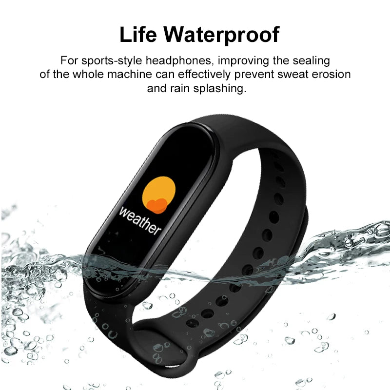 NNEOBA Smart Fitness Bracelet Watch Black - Image 3