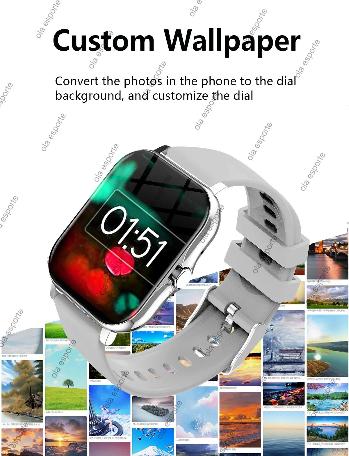 Smart Watch for Men Women Bluetooth Sports Watch - Image 2