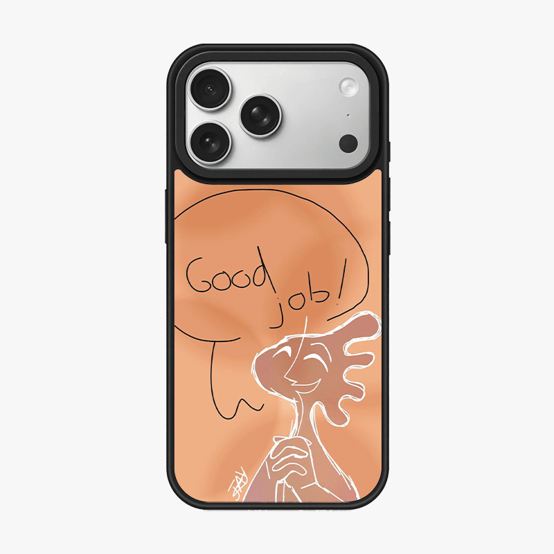 Casey Good Job Sketch Illustration AG Matte Phone Case  Slim MagSafe Anti Fingerprint TPU Protective Cover